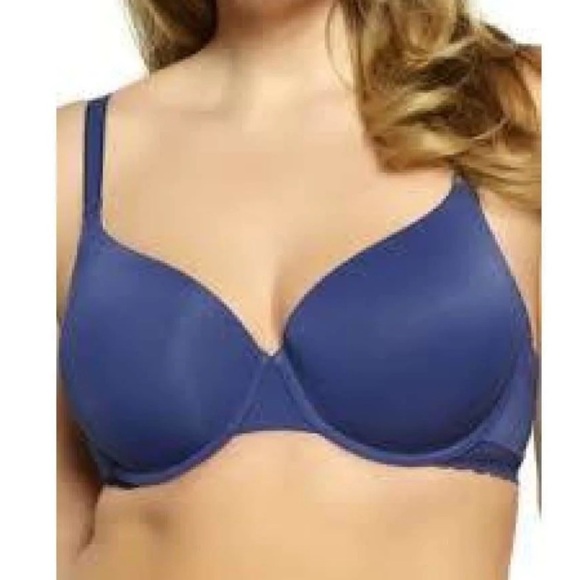 NWT Felina Royal Blue Full Coverage 255455 Gorgeous Memory Foam UW Bra 42G - Picture 1 of 14